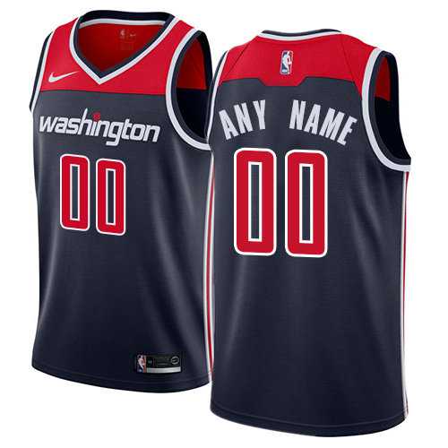 Men & Youth Customized Washington Wizards Nike Navy Swingman Icon Edition Jersey
